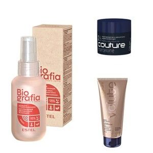 Bioghrafia clean hair serum, styling paste & styling cream-read description